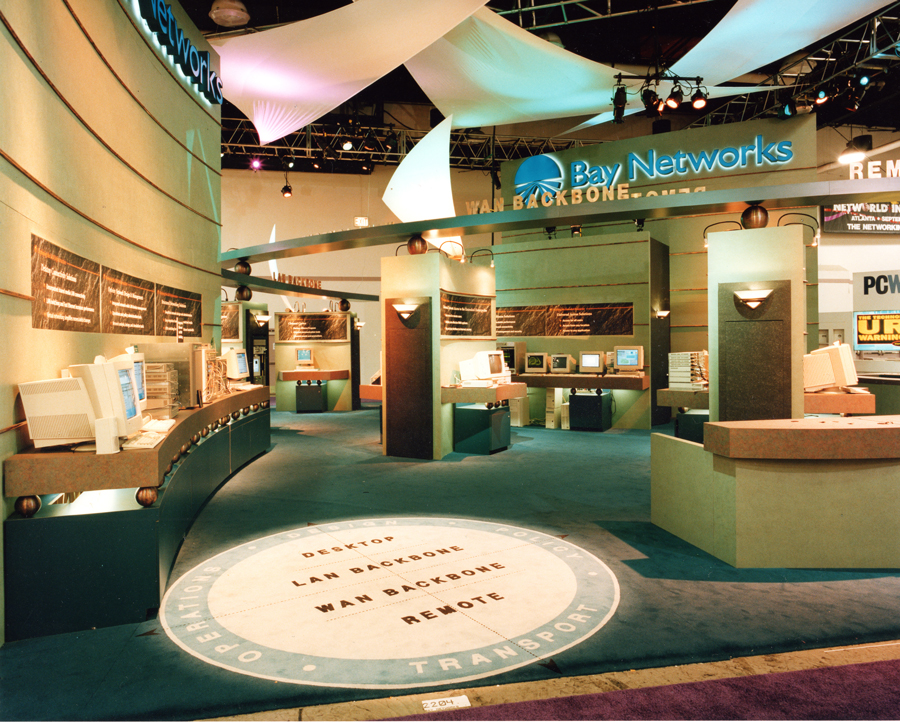 Trade Show Graphics for Bay Networks