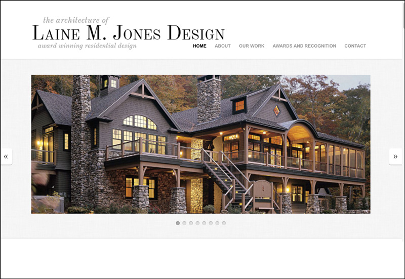 Website Created for redidential home designer